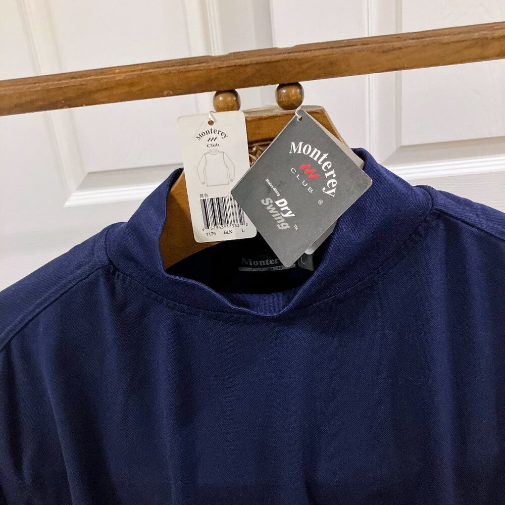 Monterey Club Mock Neck Activewear Shirt - Dry Swing Collection - Long Sleeve